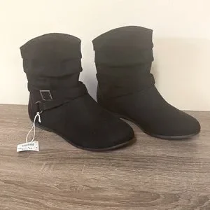 Lower East Side Black Boots Size 6w Nwt Poshmark